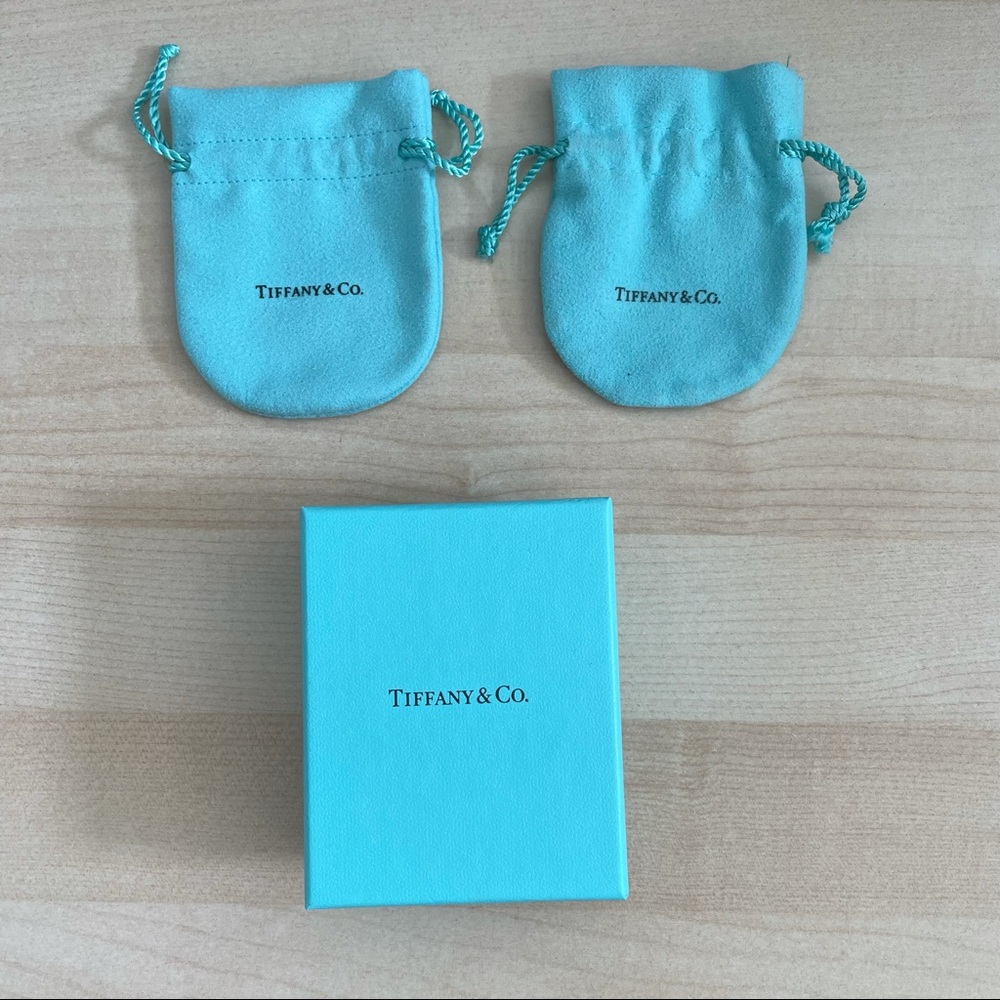 Tiffany & Co. Box & 2 Drawstring Bags